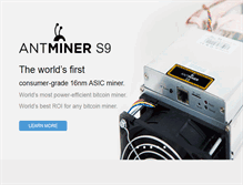 Tablet Screenshot of antminers.com